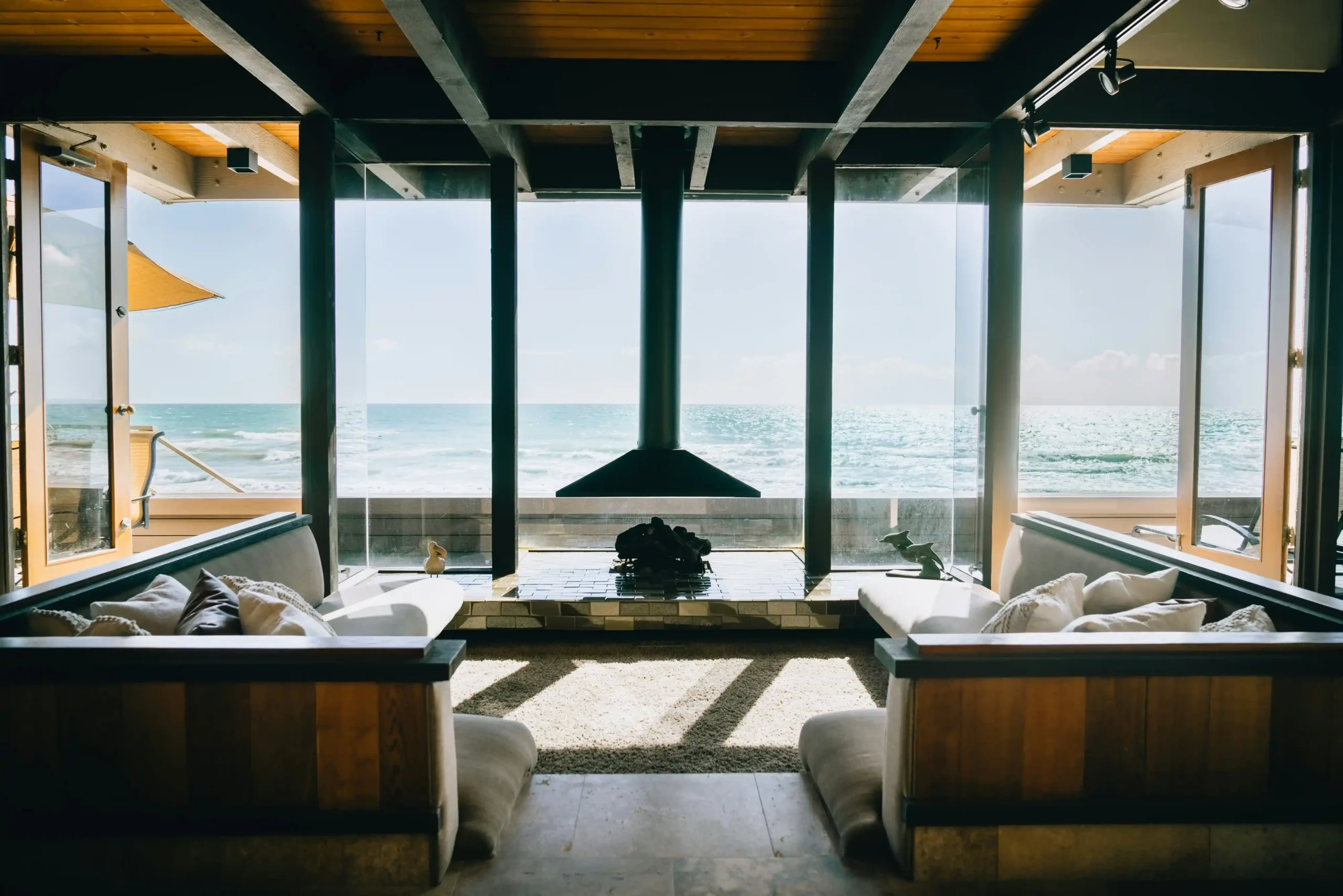 Luxury coastal property interior